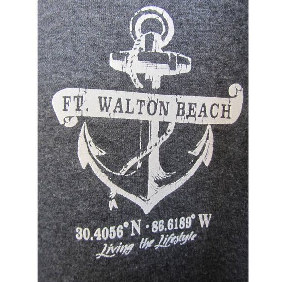 Ft. Walton Beach Florida Nautical Crewneck Sweatshirt - Picture 3 of 3
